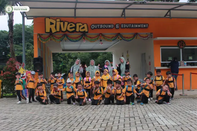 Belajar ke Rivera Outbound and Edutainment bersama Anak_anak TKIP Daarul jannah